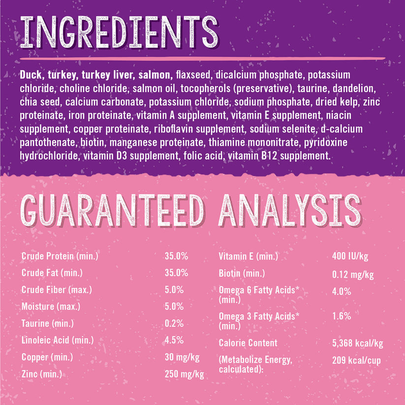 Stella & Chewy's Duck & Salmon Recipe Dinner Morsels w/Skin & Coat Boost 7.5oz