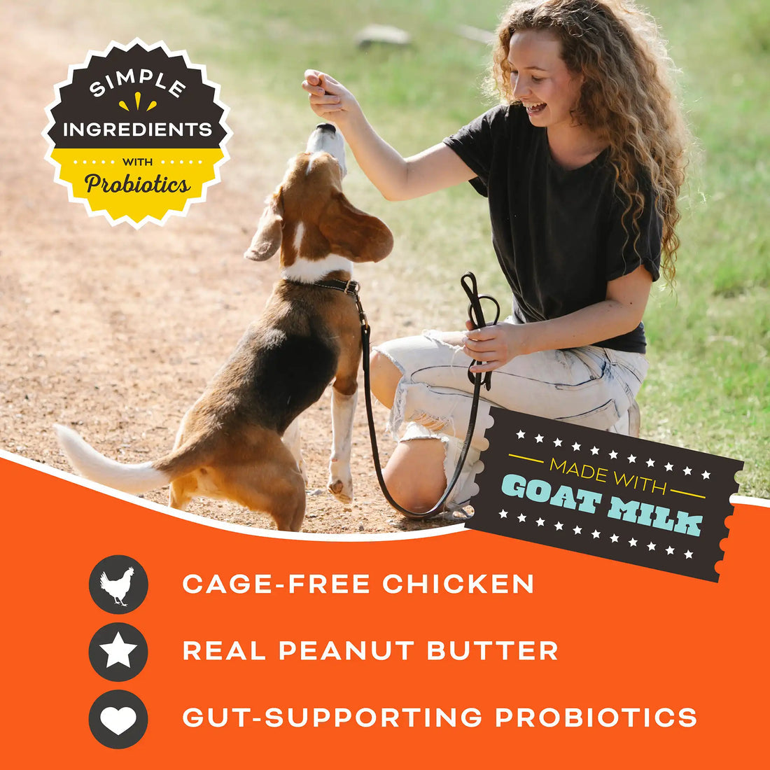 Primal PeelinFantastic Chicken & Banana with Goat Milk Freeze-Dried Treat 2oz