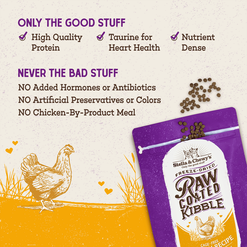 Stella & Chewy's Cat-Raw Coated Kibble Chicken