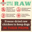 Primal Canine Chicken Kibble in the Raw