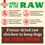 Primal Sm. Breed Canine Chicken Kibble in the Raw