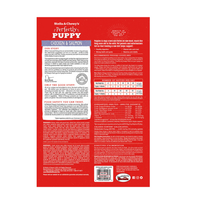 Stella & Chewy's Dog FD Perfectly Puppy Chicken & Salmon Patties-14oz