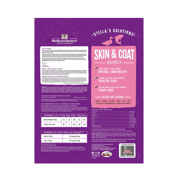 Stella & Chewy's Duck & Salmon Recipe Dinner Morsels w/Skin & Coat Boost 7.5oz