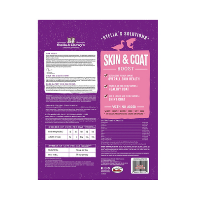Stella & Chewy's Duck & Salmon Recipe Dinner Morsels w/Skin & Coat Boost 7.5oz
