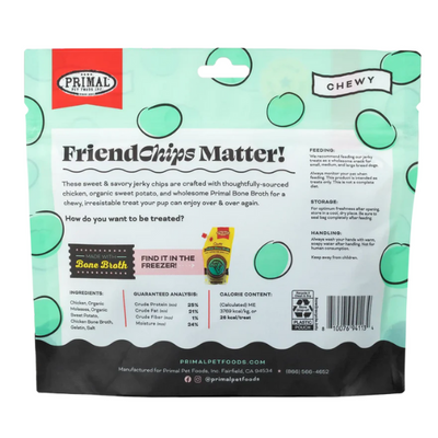 Primal FriendChips Matter Chicken with Broth Jerky Treat 4oz